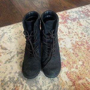 Timberland Size 7.5 Black Boots